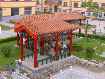 福星防腐木廊道古建廊亭工程施工園林長廊 連廊亭子定做 源頭工廠